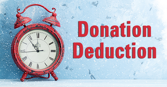 year-end charitable deduction